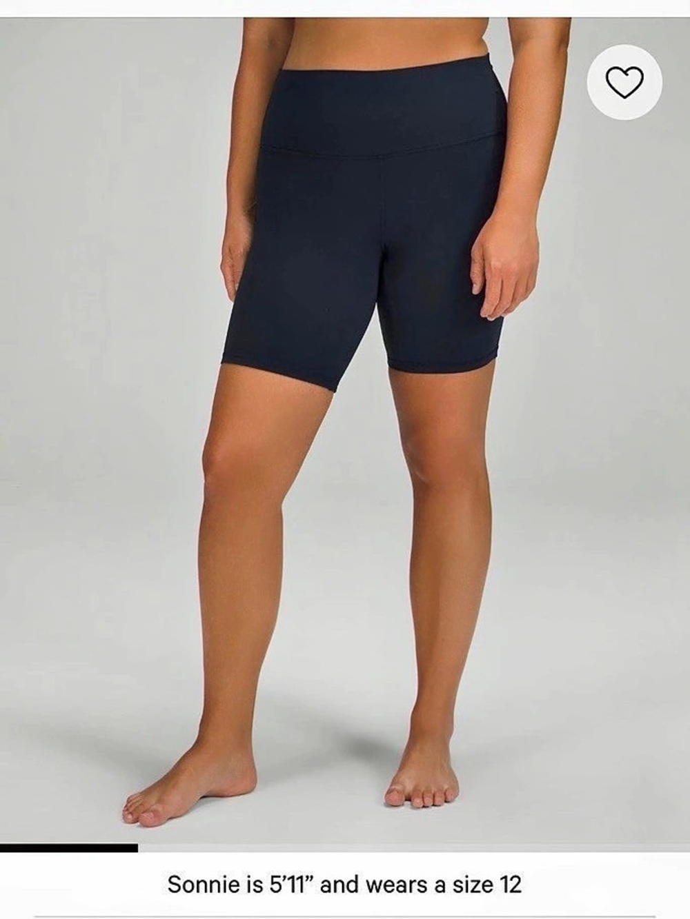 lululemon Align High-Rise Short 8" - Navy Size 6